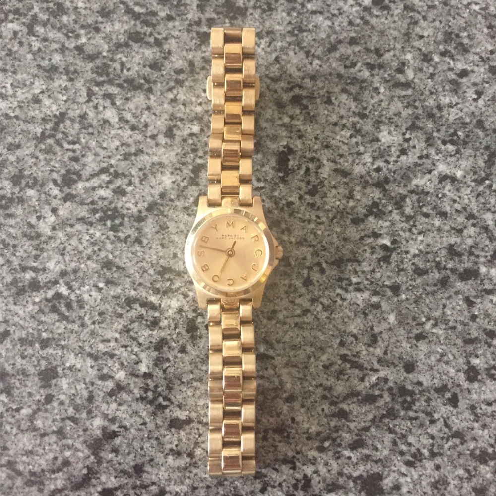 Marc by Marc Jacobs gold colored watch